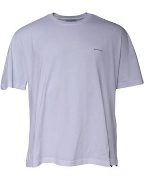 Balenciaga Logo-Embroidered T-Shirt - Purple