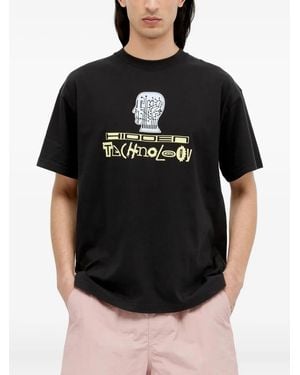 Brain Dead Graphic-Print T-Shirt - Black