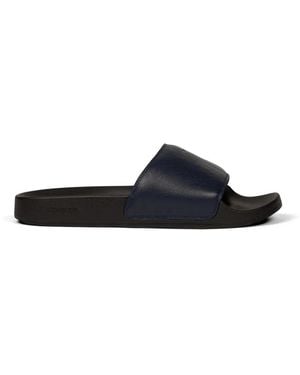 Sandro Logo Leather Sandals - White
