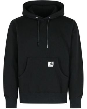 Sacai Drawstring Hoodie - Black