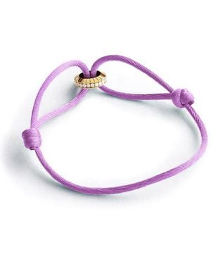 LOEV 14Kt Eternity Summer Gelbgoldarmband Mit Diamanten - Pink