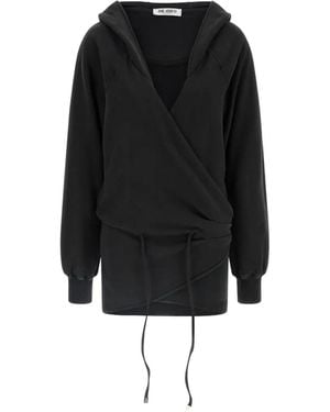 The Attico Hooded Dress - Black
