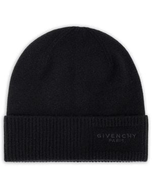 Givenchy Beanie Mit Logo - Schwarz