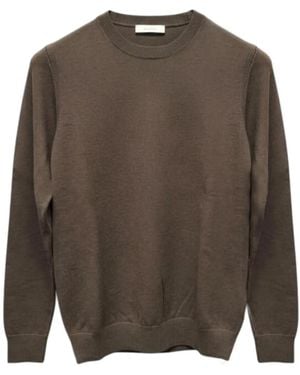 Diktat Crew-Neck Sweatshirt - Brown