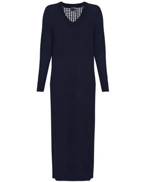 Vilebrequin Gehäkeltes Midikleid - Blau
