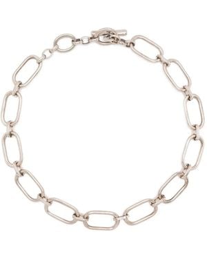 BLAKLACE Collar trendy-punk - Blanco