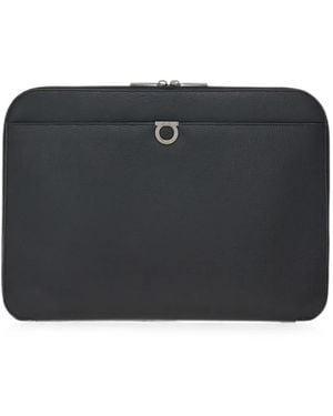 Ferragamo Gancini Document Holder - Black