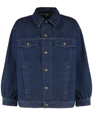 A.P.C. Elvis Denim Jacket - Blue