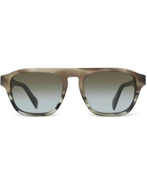 Paul Smith Striped Rectangle Sunglasses - Grey