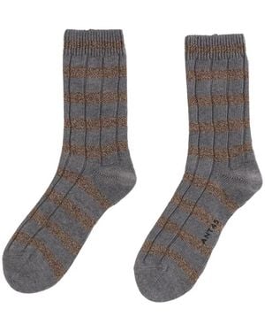 ANT45 Dublino Striped Socks - Gray