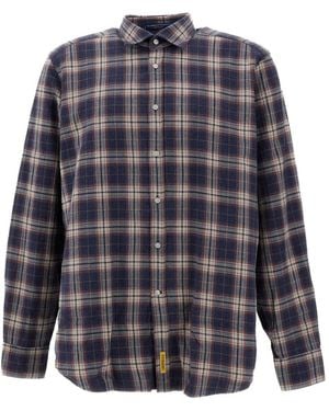 B.D. Baggies Check-Pattern Long-Sleeve Shirt - Blue