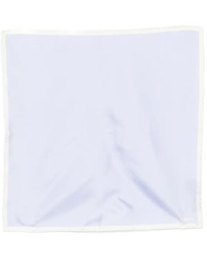 Tom Ford Satin Pocket Square - White