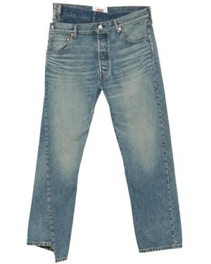 Comme des Garçons Asymmetric-Hem Jeans - Blue