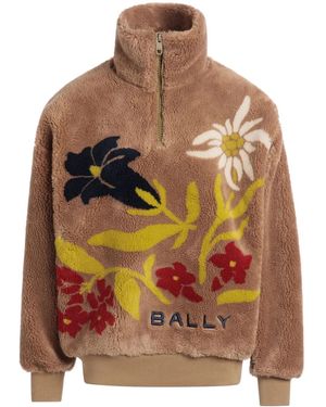 Bally Alpine Flower スウェットシャツ - ブラウン