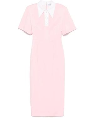 ROWEN ROSE Robe-Polo Mi-Longue - Rose