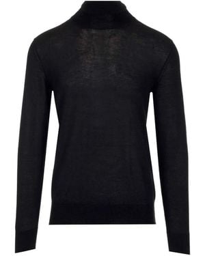 Al Duca d'Aosta Roll-Neck Long-Sleeve T-Shirt - Bleu