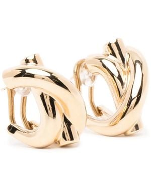 Ferragamo Gancini Earrings - Natural