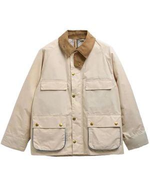 Barbour X Paul Smith Sugarlump Corduroy-Collar Jacket - Natural