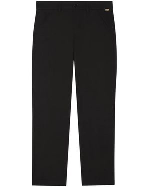 Burberry Cotton Twill Chinos - Black