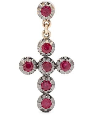 Jacquie Aiche 14Kt Ruby Earrings - White