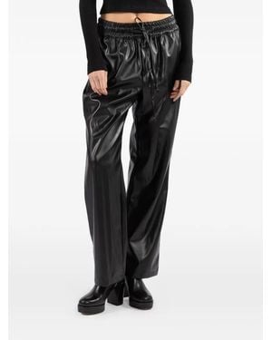 OVERLOVER Drawstring Elasticated Pants - Black