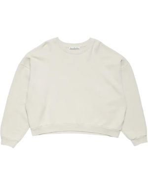 Acne Studios Sudadera con cuello redondo - Blanco