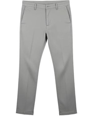 Tombolini Pressed-Crease Chinos - Gray