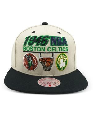 Mitchell & Ness Logo-Embroidered Cap - Green