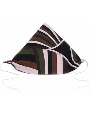 PUCCI Iride Print Silk Bandana - Brown