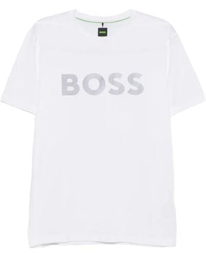 BOSS Logo-Print T-Shirt - White