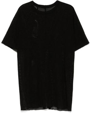 Boris Bidjan Saberi T-Shirt mit rundem Ausschnitt - Schwarz