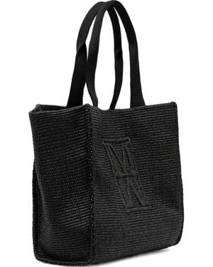 Marc O' Polo Medium Saria Woven Tote Bag - Black