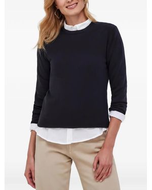 Benetton Crewneck Wool Jumper - Blue