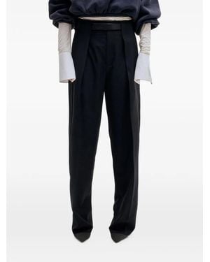 DARKPARK Belted Pleated Pants - Black