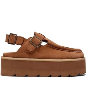 Clarks Wallabees Buckle-Fastening Sandals - Brown