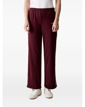Sporty & Rich Logo-Embroidered Side-Stripe Track Trousers
