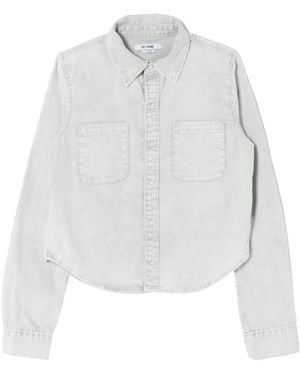 RE/DONE Press-Fastening Denim Shirt - White