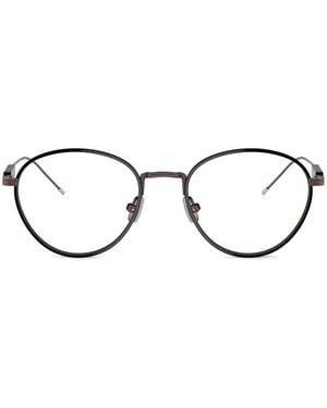 Brunello Cucinelli Round-Frame Glasses - Brown