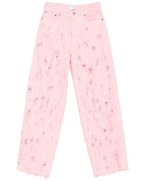 Haikure Bethany Bull Distressed Jeans - Pink