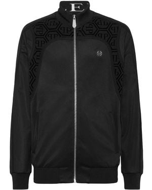 Philipp Plein モノグラム トラックジャケット - ブラック