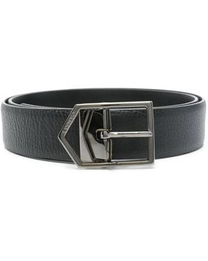 Canali Leather Belt - Grey
