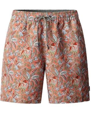 Hackett Costume Da Bagno A Fiori - Bianco