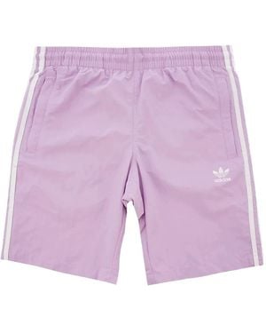 adidas 3-Stripes Swim Shorts - Purple