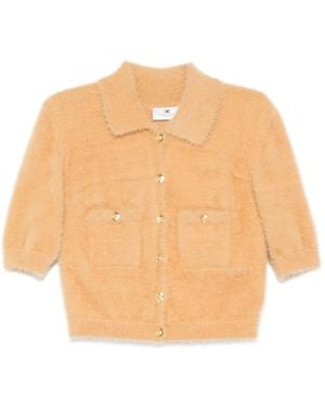 Elisabetta Franchi Cardigan Crop - Neutro