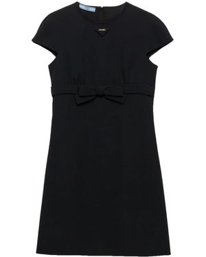 Prada Sablé Mini Dress - Black
