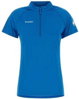 Mammut Polo Con Zip - Blu