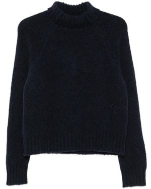 Jucca Roll-Neck Raglan-Sleeve Sweater - Blue