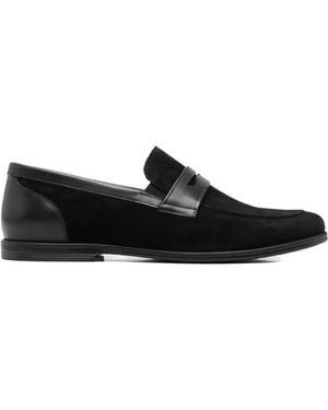 Alberto Gozzi Penny-Slot Loafers - Black