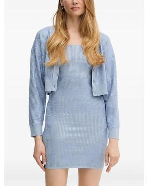 Guess Embellished Cardigan - Blue