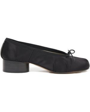 Maison Margiela 30Mm Ballerina Court Shoes - Black